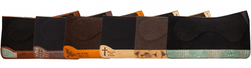 CSI Saddle Pad offers a variety of customize options that allow you to personalize and make your saddle your very own | Call to order your own custom saddle pad today