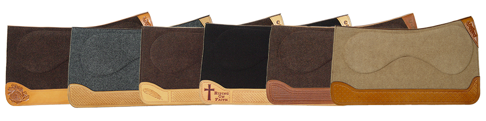 CSI Saddle Pad Custom Tooling Options | Call to order your own custom saddle pad today