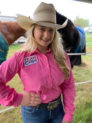 Izzy Guy - Team CSI Saddle Pad 2019