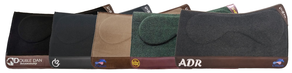 CSI Saddle Pad Customize Embroidery Options